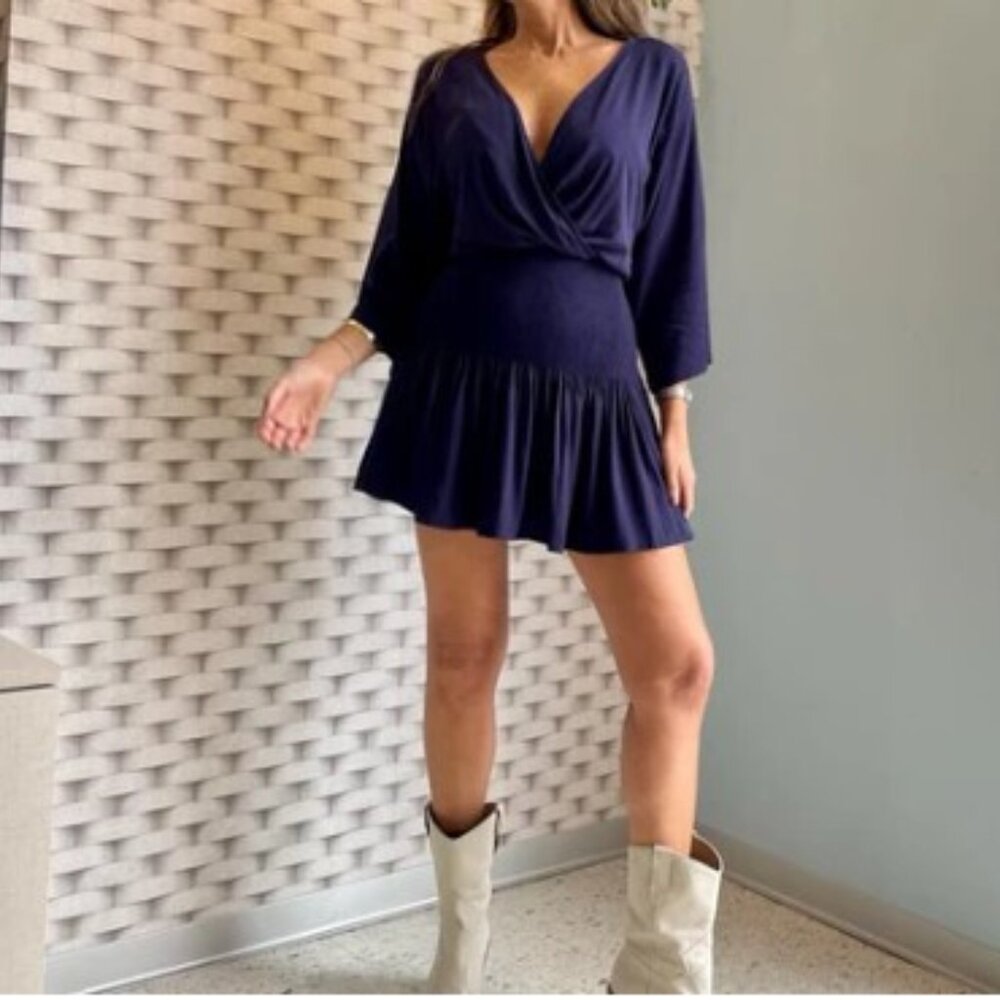 Sabz Mar Dress Blue